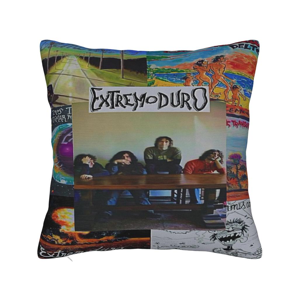 Extremoduro Spanish Hard Rock Band Pillow Case Robe Iniesta Comfy Pillow Cover For Living Room Bed Chair Fashion Pillowcases
