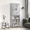 Highboard Concrete Grey 69.5 X 34 X 180 Cm Particleboard