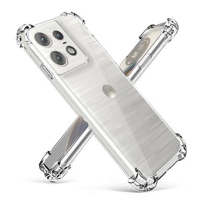 Custodia per Moto Edge 50 Pro Trasparente Antiurto in Silicone Morbido Cover Posteriore per Moto Edge50Pro Custodia per Motorola Edge 50 Pro