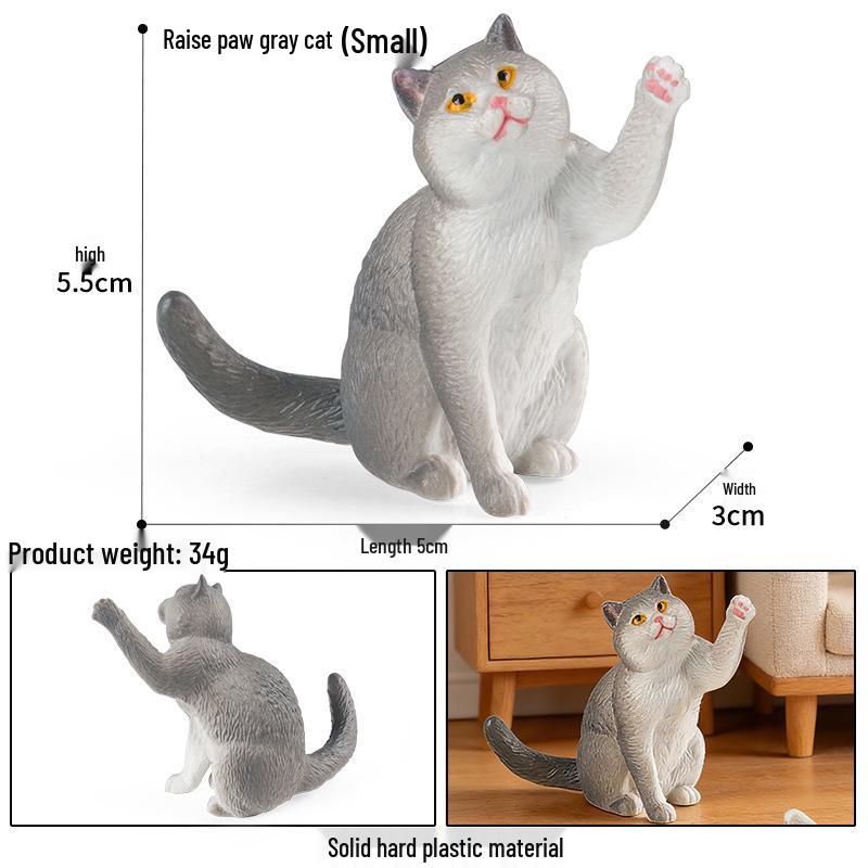 Solid Cute Animal Models: Squirrel, Shiba Inu, Teddy, Hamster, Panda, Flying Squirrel Car/Desktop Ornaments