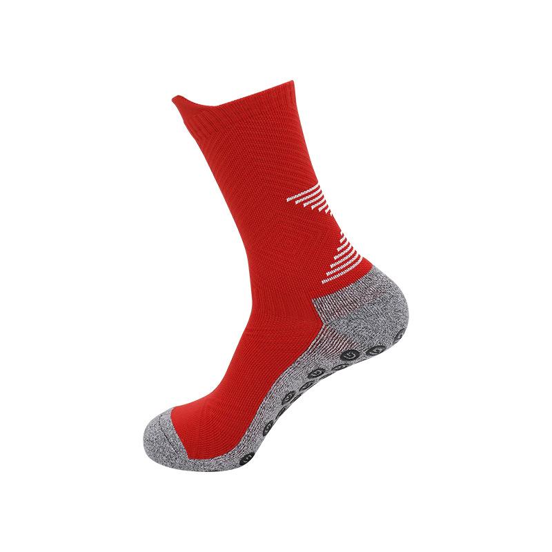 Non-Slip Socks Medium Tube Fitness Yoga Sports Thickened Towel Bottom Dispensing Football Socks Breathable Cycling Socks Men'S
