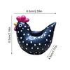 Mini Chicken Flower Pot Planter Craft Ornament for Garden Yard Home Micro Landscape Decor