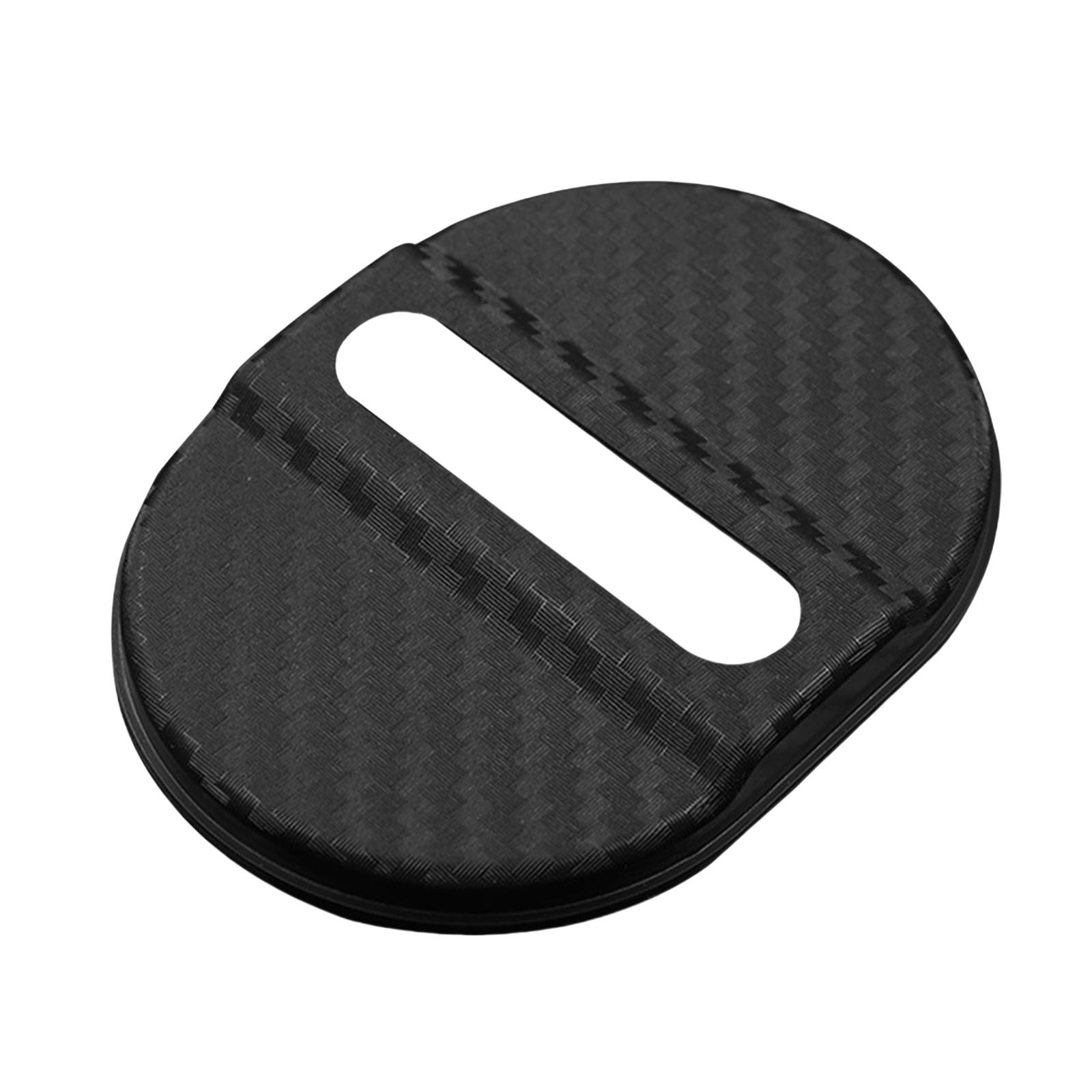 

4pcs Door Lock Protector Set Plastic Car Door Lock Covers Easy Tool Free Installation for Enhances Car Maintenance 1 чорний