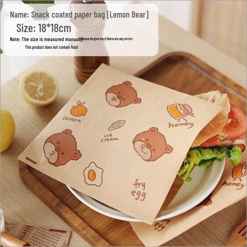 

Lemon Bear Sandwich & Baking Oil Paper