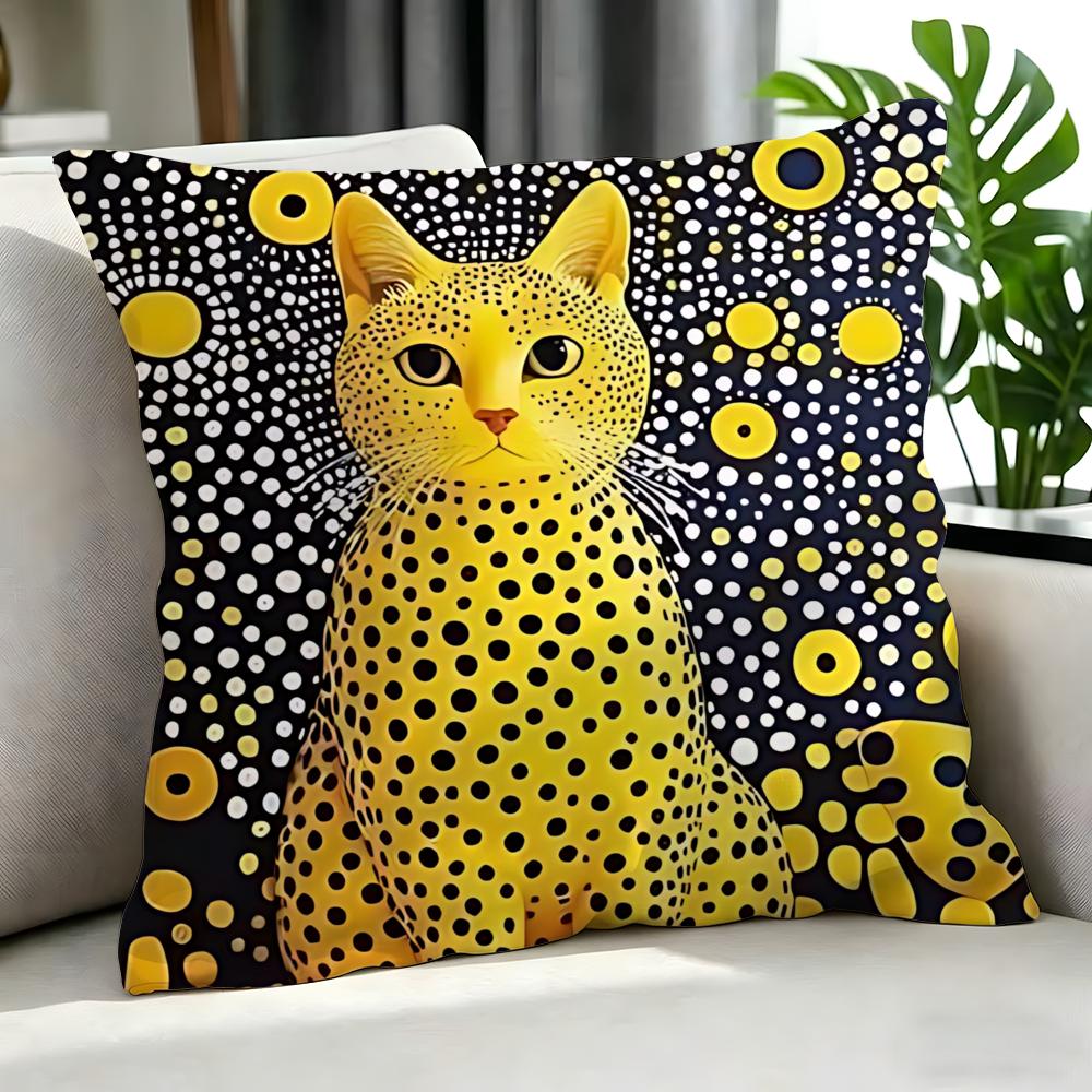 artist Yayoi Kusama Cushion Cover Cushion Cover Set Pcs x x x Pillowcase Decorative Sofa Home Decor