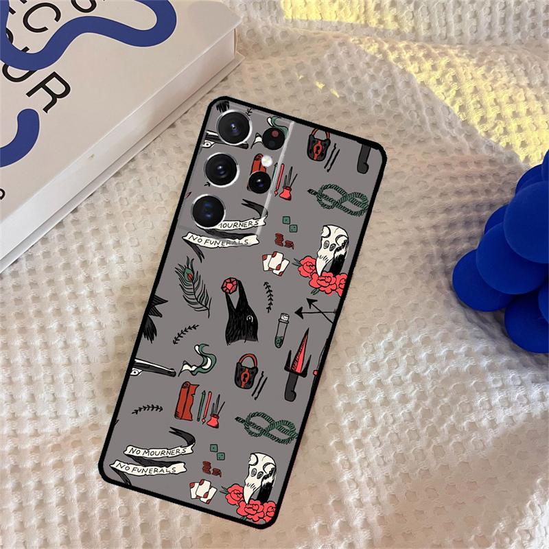 Six Of Crows Phone Case For Samsung Galaxy S25 Ultra S9 S10 S20 S22 S21 S23 FE S24 Plus Portector Cover