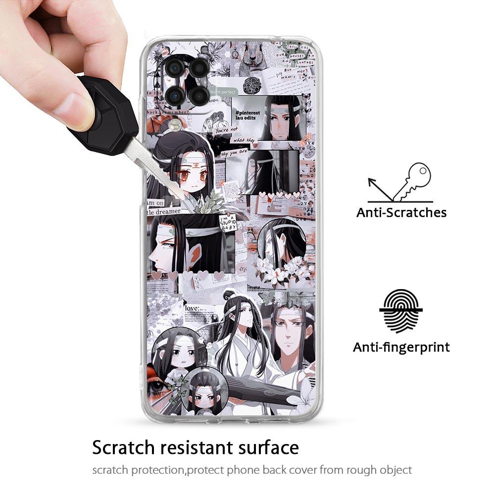 Clear Phone Case for Samsung Galaxy A13 A51 A71 A21S A12 A11 A31 A52 A41 A23 A53 A73 A32 5G A03S Soft Cover Anime Mo Dao Zu Shi