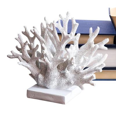 Artificial Resin Coral Handicrafts Sea Themed Realistic Coastal Resin Decor Small Coral Ornament Decorations For Living Room