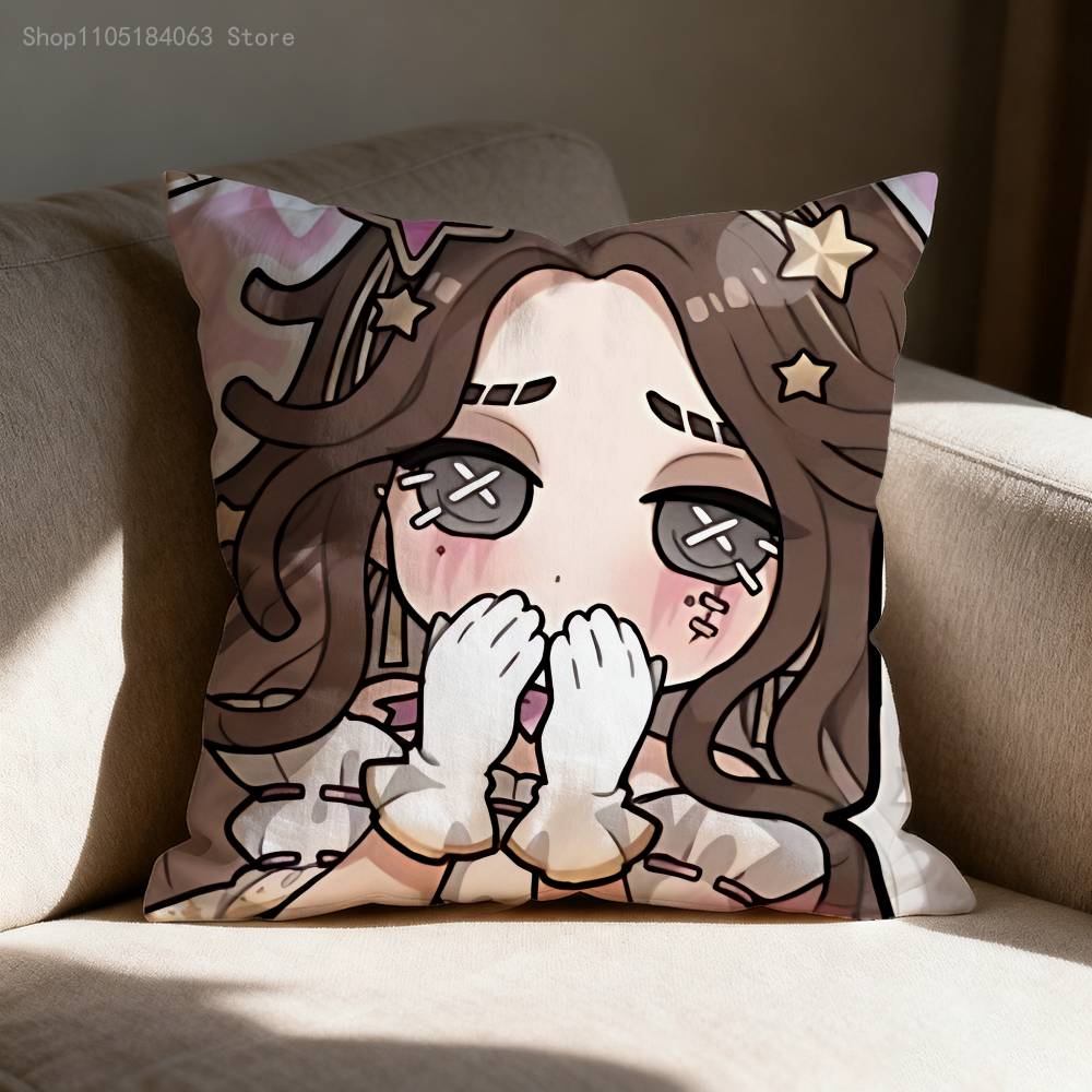 I-Identity V Throw Pillow Case For 45x45cm 55x55cm 30x30cm Square Car Pillowcase Home Bedchamber Decor Gift