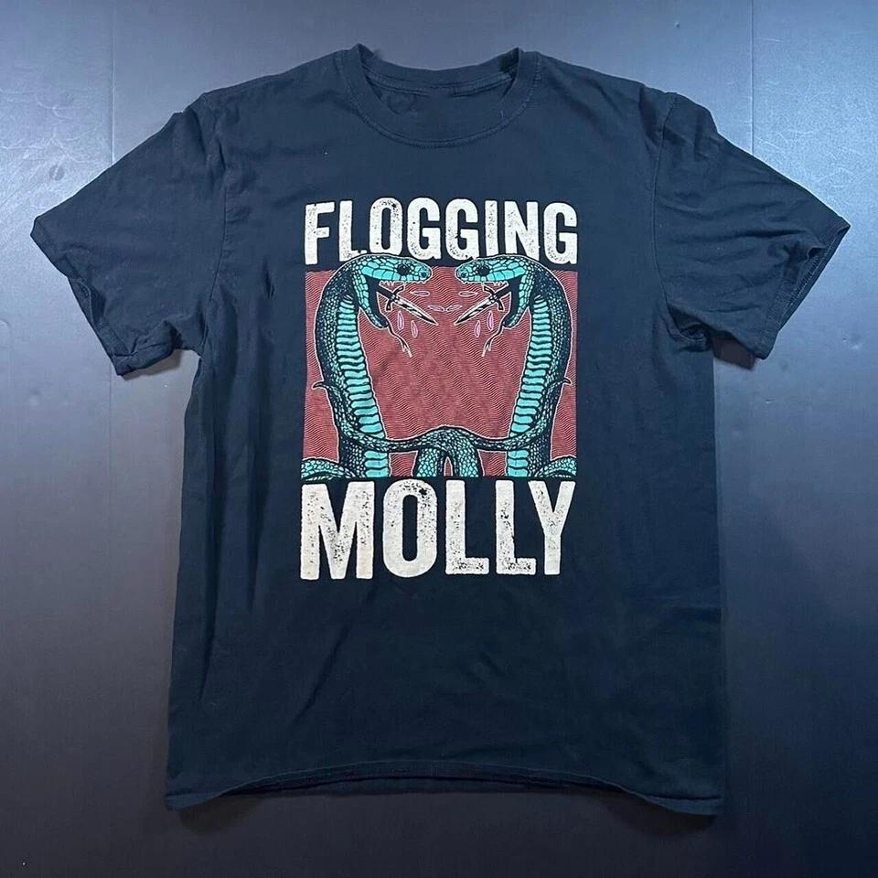 

Flogging Molly Band Tour Black Adult Unisex T-Shirt Full Size UU964 S