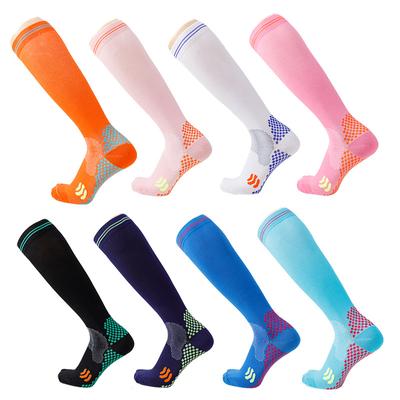 Sports Muscle Stockings Compression Stockings for Men Women Multi-color Professional Nursing Socks Fit Running Flight Travel