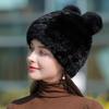 Fur Hat Women's Winter New Rabbit Fur Thermal Hat Cute Fashion Home Rabbit Fur Hat Winter New Korean Version Tide