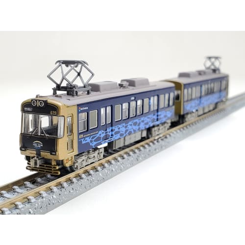 Railway Collection Tetsuro Keihan Electric Railway Otsu Line 600 Series 4th Edition, Mount Hiei and Lake Biwa, Corridor of Mountains, Water, and Light