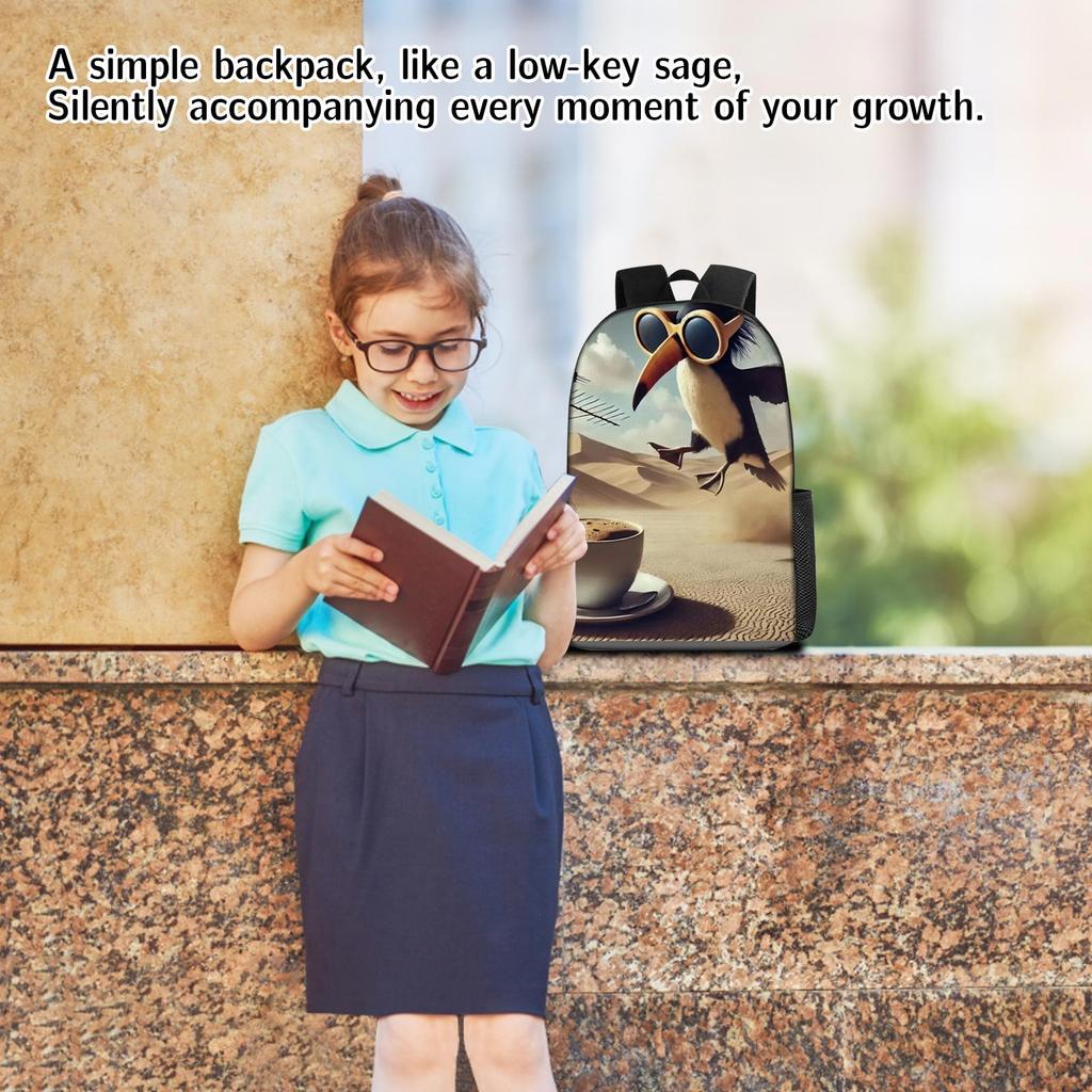 Student Backpack 3D Digital Printing Backpack