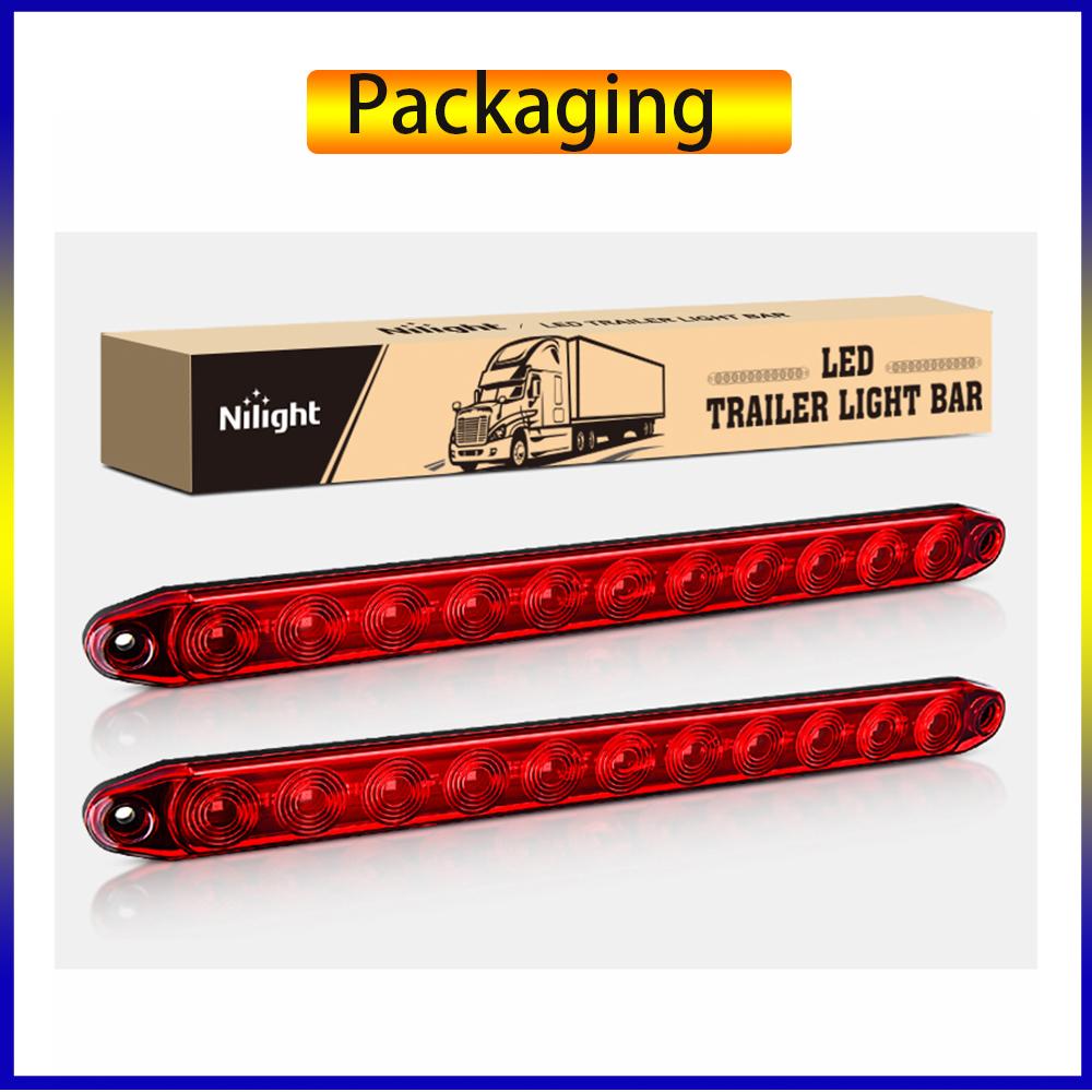 Truck Off-road Vehicle Trailer Light Strip With 11LED 15LED Signal Lights Used For Parking Turn Signals Rear Brake Work Light
