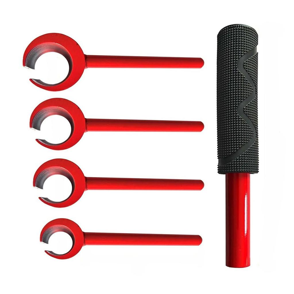 4 Stück Scharnier-Einstellschlüssel mit Griff Türscharnier-Spaltbieger Reparaturwerkzeug 14 mm 18 mm 23 mm 25 mm