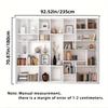 The multifunctional white bookshelf and office background are very suitable for video conferencing and home decoration