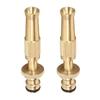 Spray Nozzle Water Gun Brass High Pressure Direct Spray Sprinkler Quick Connector Home Garden Hose Adjustable Gun