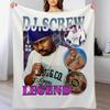 Dj Screw The Legend Throw Blanket Cozy Home Blanket Gift For Christmas Holiday