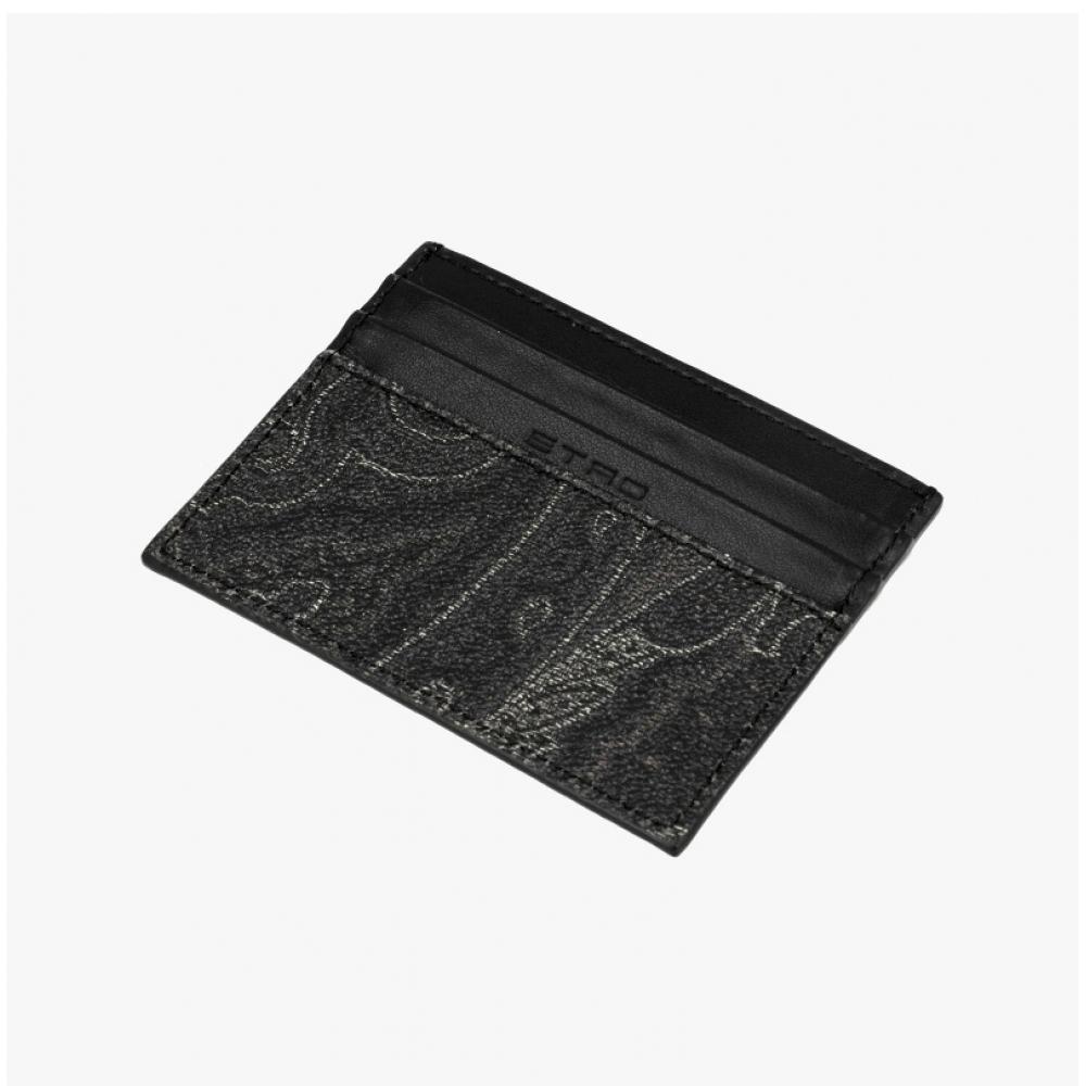Etro Paisley Jacquard Pegasus Kortplånbok Mp2e0001aa012