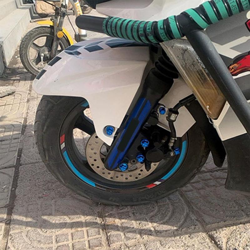 30 Stück/Set Motorrad Schraubenkappen Abdeckung Kopf Körper Dekorativ Motor Mutter Bolzen Kappen Für Yamaha Kawasaki Honda Auto Fahrrad Zubehör