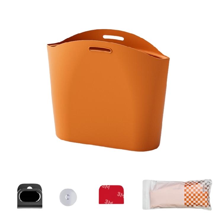 Car Organizers for Waste Management, Foldable and Hangable Silicone Trash Receptacle Holder, Essential Vehicle Accessory