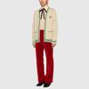 GUCCI Pre Owned 2010s Pineapple embroidery Cardigan 683098-XKB73-9750