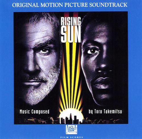 CD TORU TAKEMITSU - Rising Sun (Original Motion Picture 07822110032 Fox Records 1993 Europe Soundtracks & Musicals Used