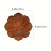 1pc Wood Tray For Serving Food Walnut Solid Wood Retro Tray For Food Bread Sushi Snack Plate Leaf Tea Tray Creative Multifunctional Wooden Plate for R