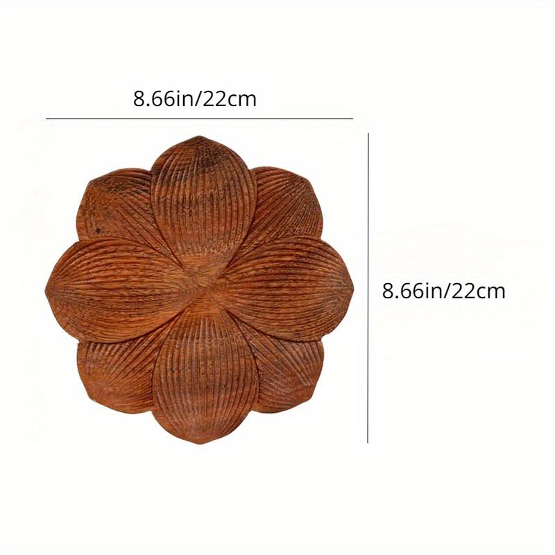 1pc Wood Tray For Serving Food Walnut Solid Wood Retro Tray For Food Bread Sushi Snack Plate Leaf Tea Tray Creative Multifunctional Wooden Plate for R
