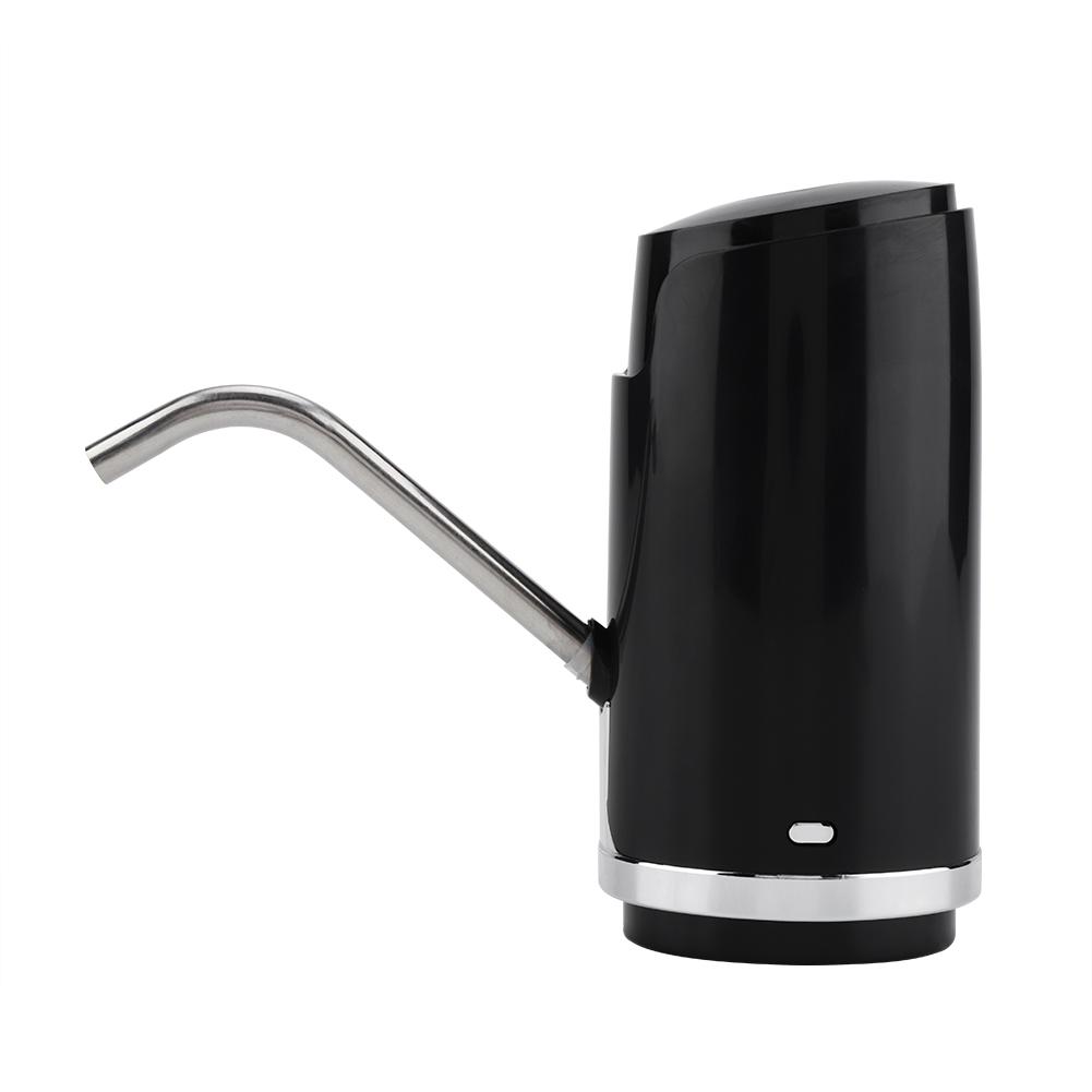 Przenośna Pompka do Wody w Butelkach z Ładowaniem przez USB Dystrybutor do Domu Kuchni Biura (czarny)