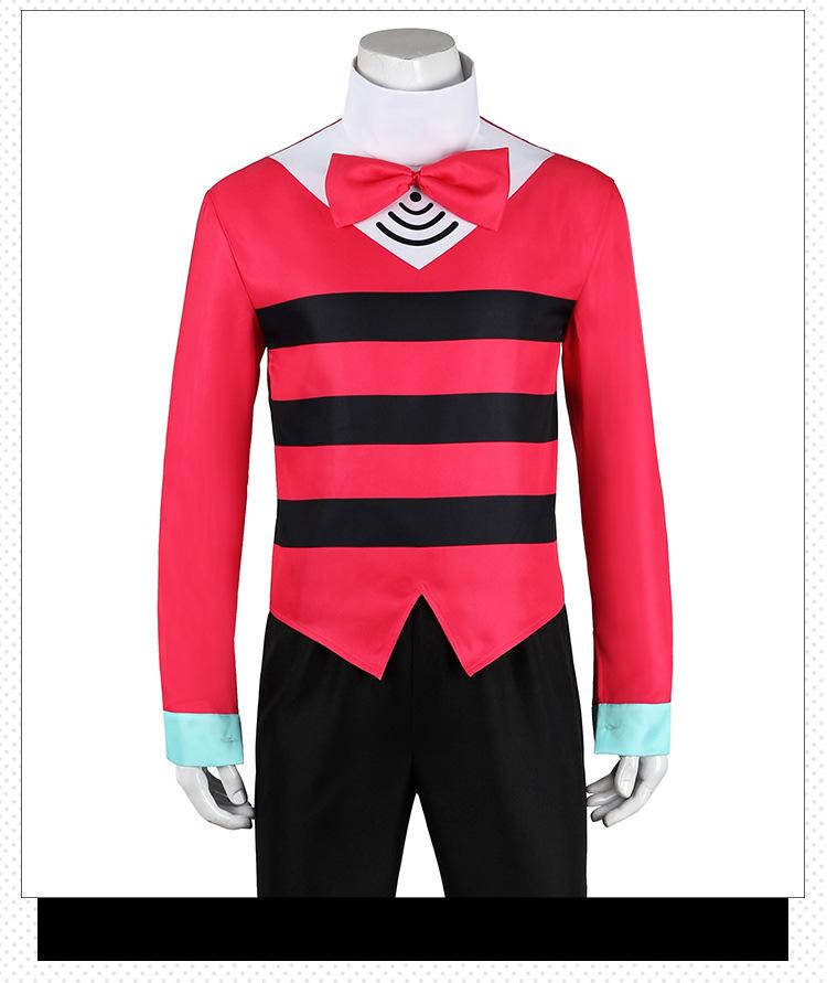 Anime Vox Hazbin Cosplay Kostümü Televizyon Şeytan Üniforması Otel Cos Takımı Cadılar Bayramı Karnaval Rol Oyunu Partisi Korkunç Kıyafet Seti