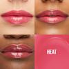 Maybelline New York Lifter Gloss Hydrating Lip Gloss Heat 5.4ml Moisturizing High Shine Non Sticky Lip Makeup With XL Wand For Smooth Contour