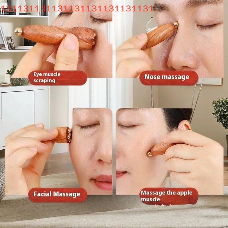 Brass Rosewood Facial Massage Eye Relaxation Spot Meridians Acupoint Handheld Beauty CareLotus Seedpod Professional Gua Sha Tool