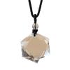 Natürlicher Kristall Sechsspitziger Stern Anhänger Schlüsselanhänger Charm - Unisex Originaler Erz-Schnitzerei