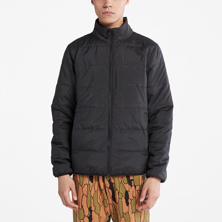 Timberland Solid Color Outdoor Three-In-One Padded Hooded Jacket Men jackets Black A69MW-001
