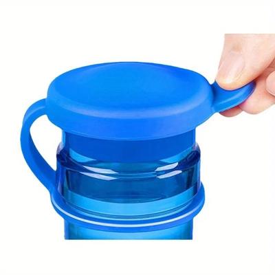 4 Stück Gallonen-Spender Wasserflaschenverschluss Silikon Wiederverwendbarer Ersatzverschluss Auslaufsichere Flaschenverschlüsse für 2,1 Zoll/55 mm Wasserflasche