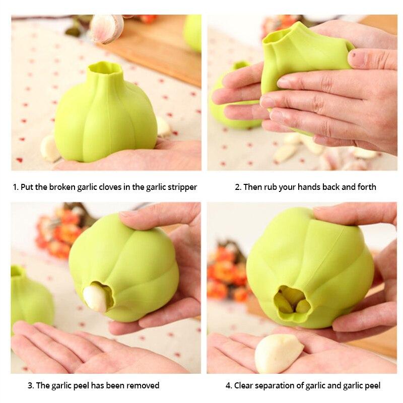 Silicone Peeling Garlic Press Garlic Press Kitchen Mashed Garlic Multi-Functional Mashed Garlic Grinder