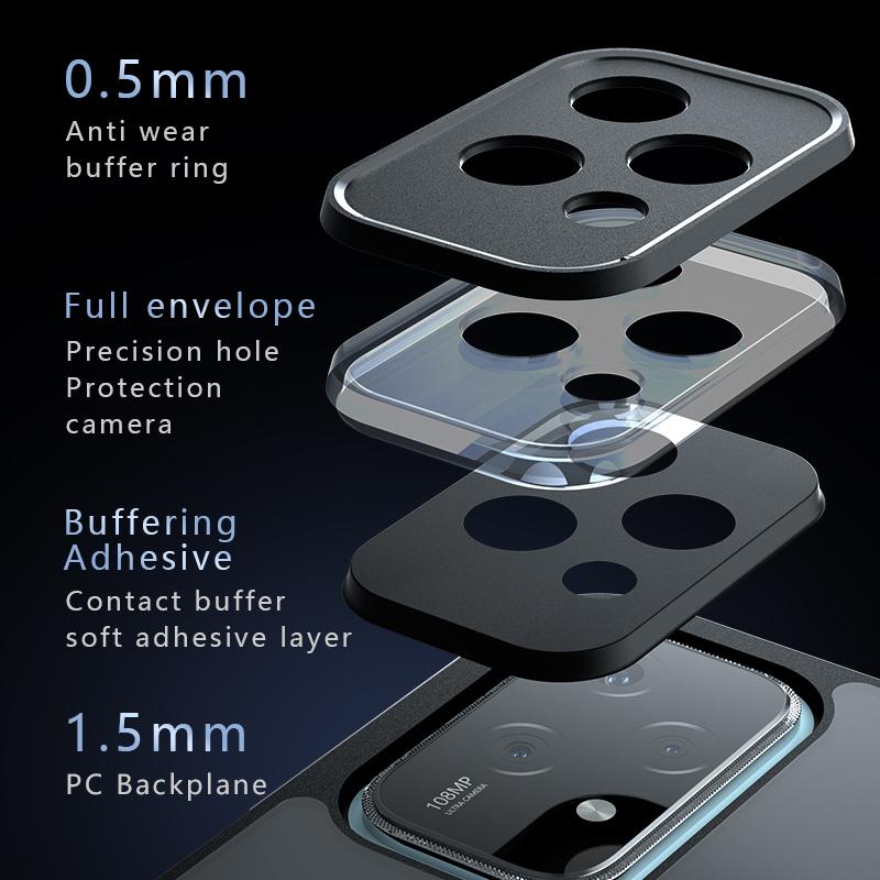 For Honor 200 Lite Magnetic Case TPU+PC Matte Anti-Scratch Phone Cover