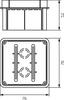 Puszka Podtynkowa Pp/T 1 (76 X 76 X 50,5)