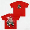 2026 One Piece Unisexs and Womens Tshirt Roronoa Zoro Anime Round Neck Tee Summer Boy Spring Boys Short Sleeves Parentchild