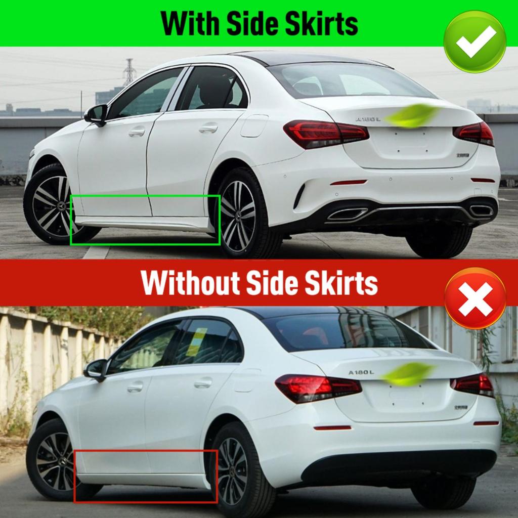 4 STÜCKE Auto Schmutzfänger Spritzschutz Kotflügel Auto Schmutzfänger Kompatibel mit Mercedes-Benz A-Klasse Sport 2019 2020