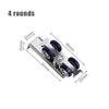 2Pcs Sliding Door Roller Pulley Set 4Wheels 8Wheels Adjustable Rail Track Easy Installation for Room Door