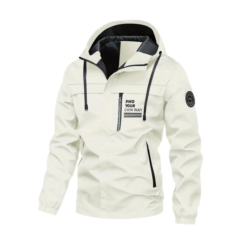 Waterproof Jacket for Men's New Winter Jacket for Men Casual Outdoor Plus Velvet Jacket for Men