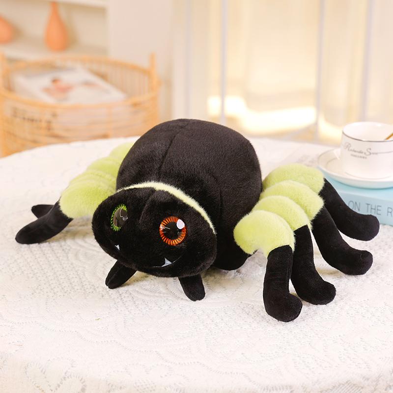 Cartoon Lachende Spinne Plüschtier Plüschtier Stofftier Tier Kissen Puppe Halloween Lustige Zimmerdeko Schelmische Requisiten Kinder Junge Geschenk 20cm