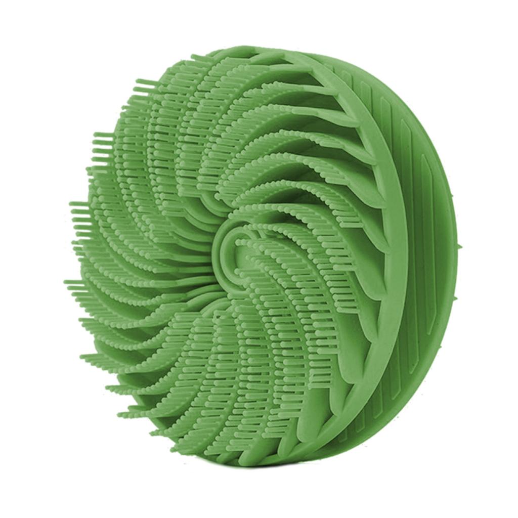 Dual Sided Silicone Bath Brush For Gentle Exfoliation And Deep Cleansing With Ergonomic Handle