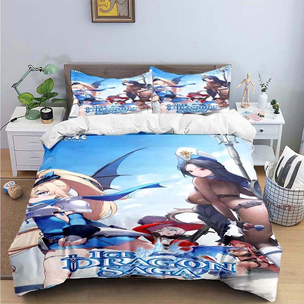 Hot Game Characters Nikke Goddess of Victory Bedding Sets Bed Supplies Set Duvet Cover Bed Comforter Set Bedding Set Luxury Gift