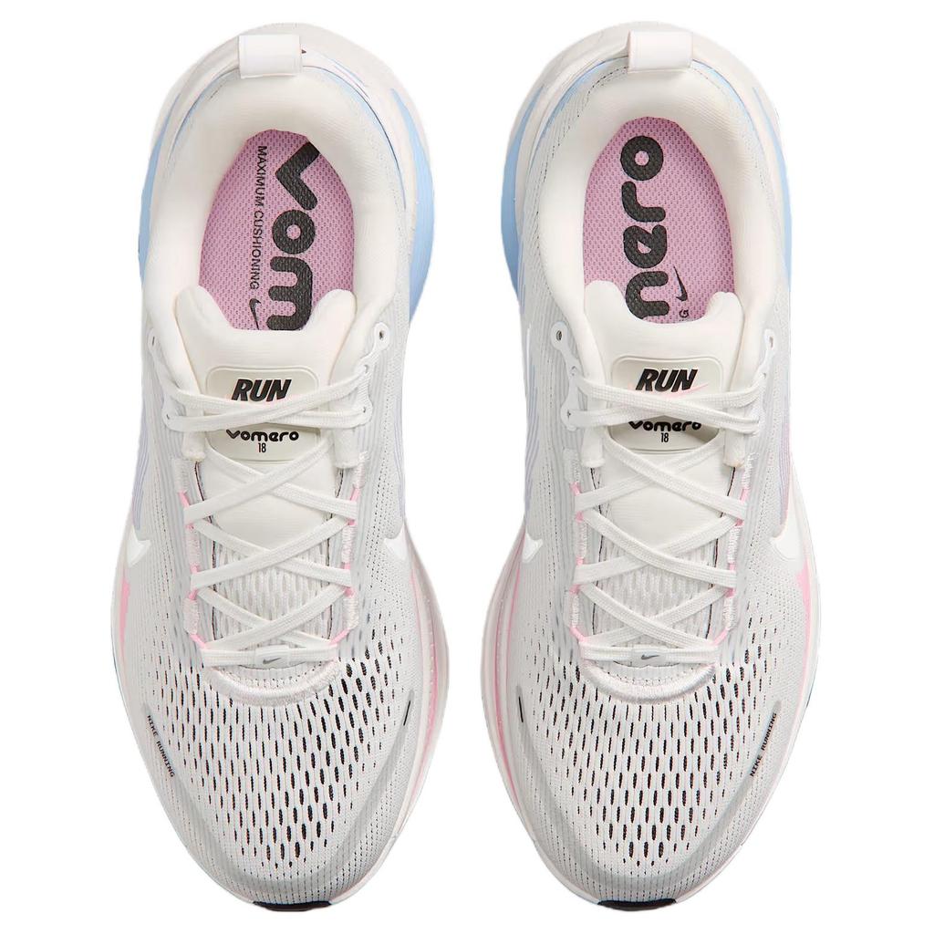 Nike Vomero 18 Breathable Running Shoes Women's White Blue Pink IR2985-121