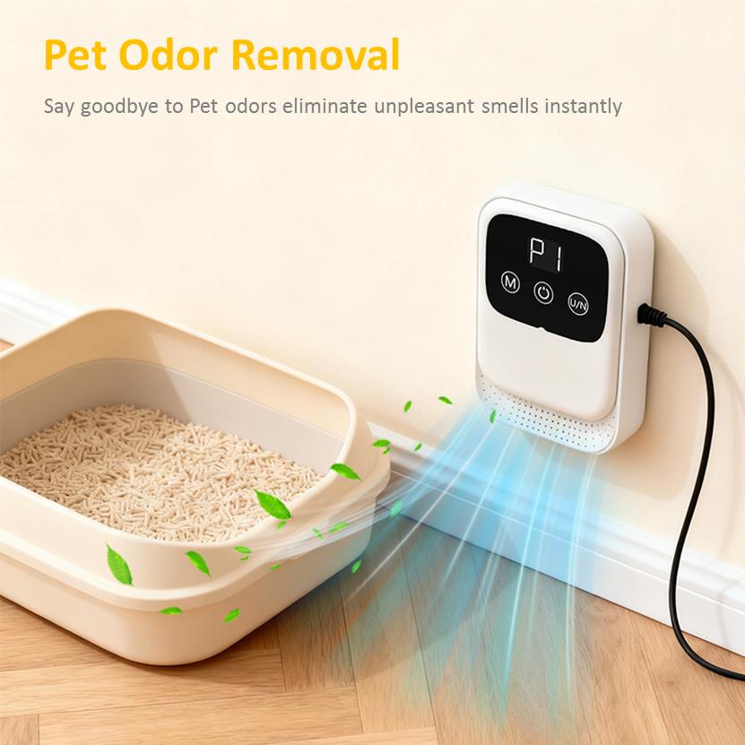 Air Purifier for Home Ozone Generator Negative Ion Remove Bad Smells Smoke Odor Air Cleaner for Bathroom Toilet Kitchen Pets