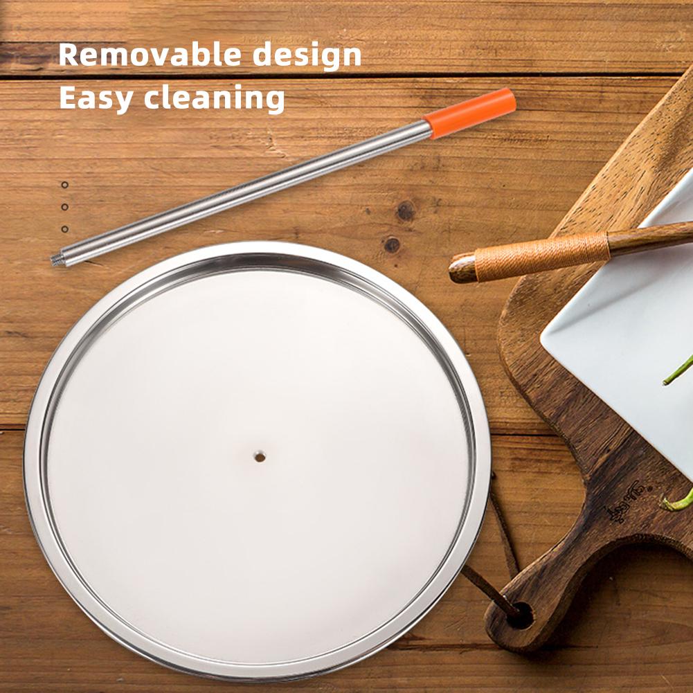 Hähnchenbräterhalter, Edelstahl, vertikaler Spießgrillständer, Spieß-Hähnchenbräter für Fleisch, Grill, Picknick, BBQ